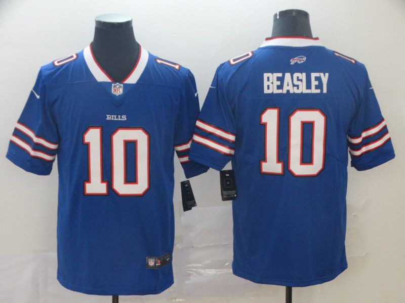Men Buffalo Bills 10 Beasley Blue Nike Vapor Untouchable Limited Player NFL Jerseys